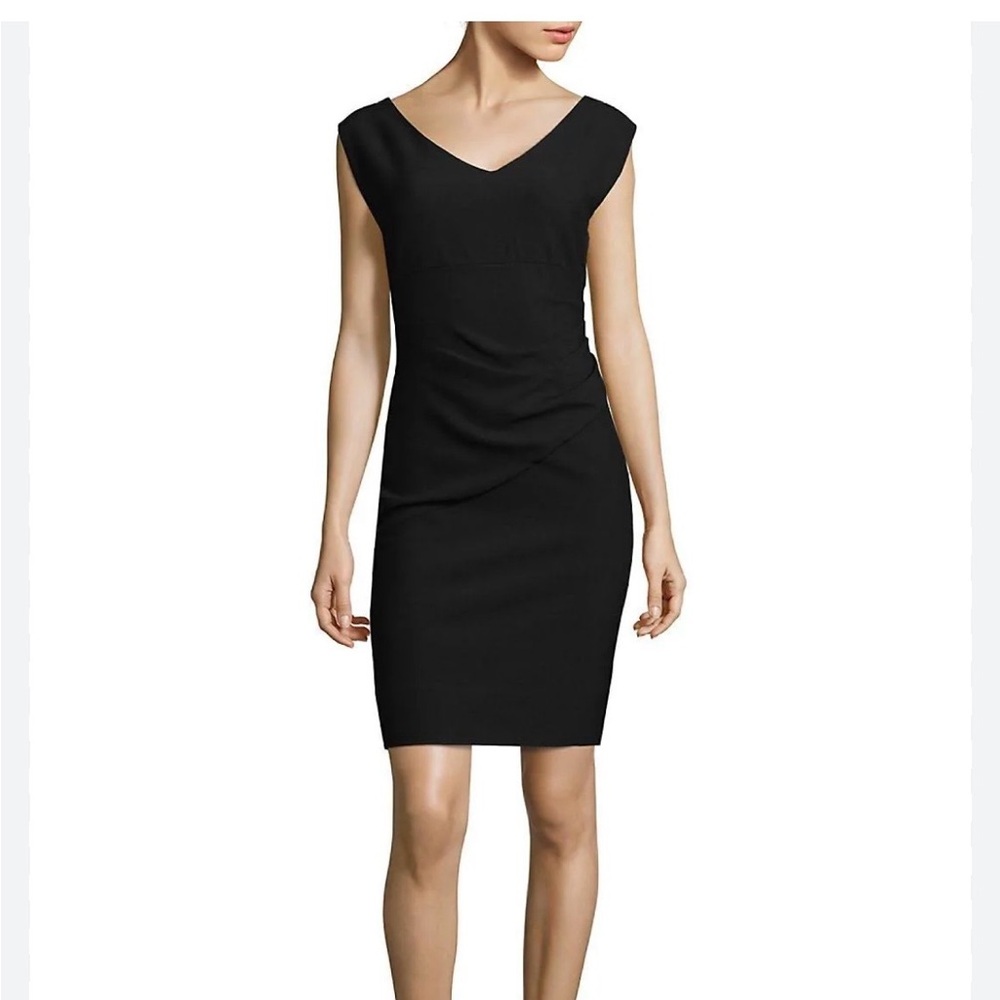Diane Von Furstenberg Black V-Neck Dress